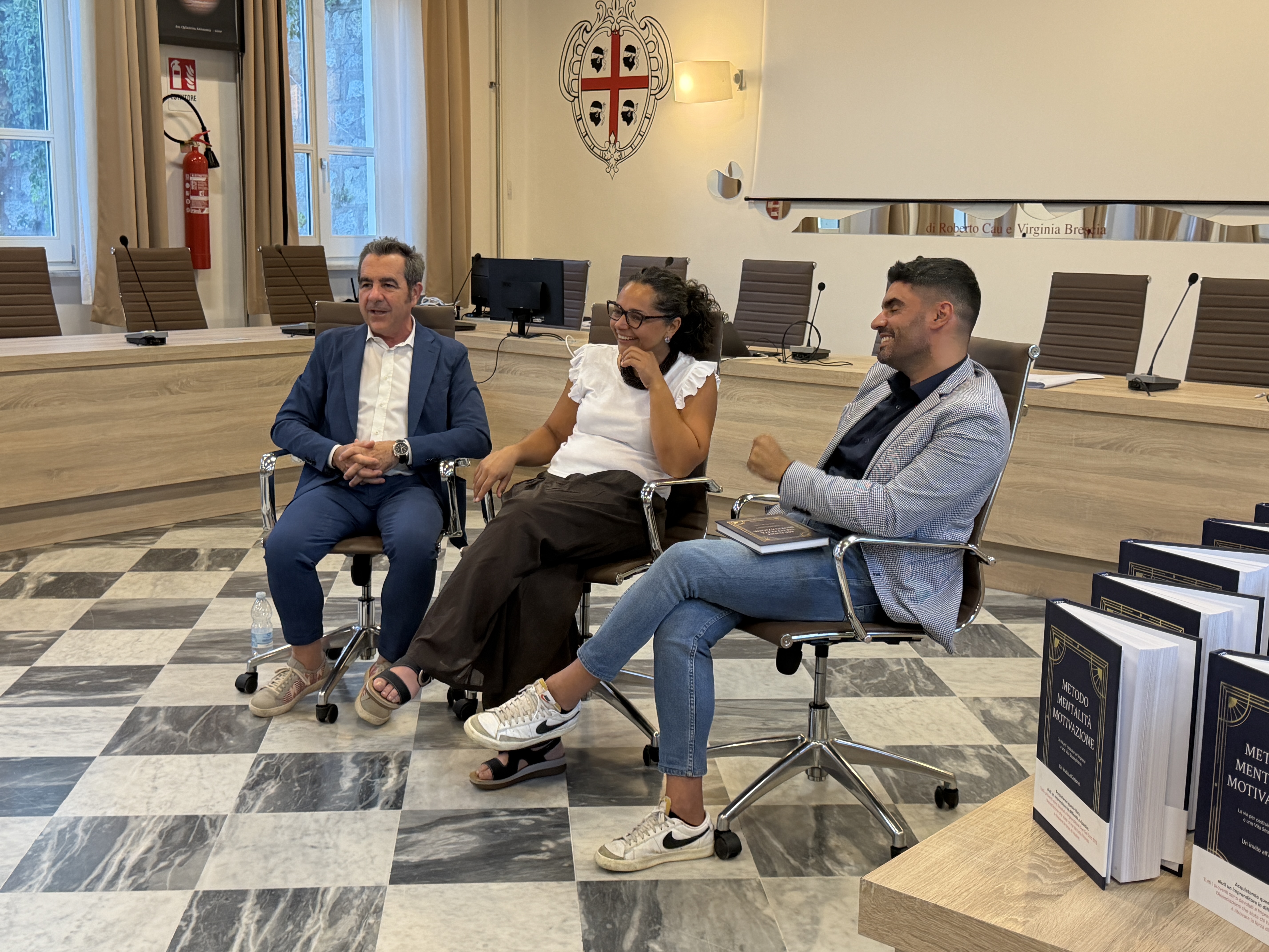 Presentazione del libro in sala consiliare